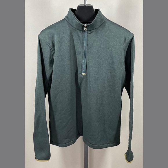 NEW CC Filson Jacket Mens Medium green woven fleece vintage pull over outdoor - Picture 1 of 10